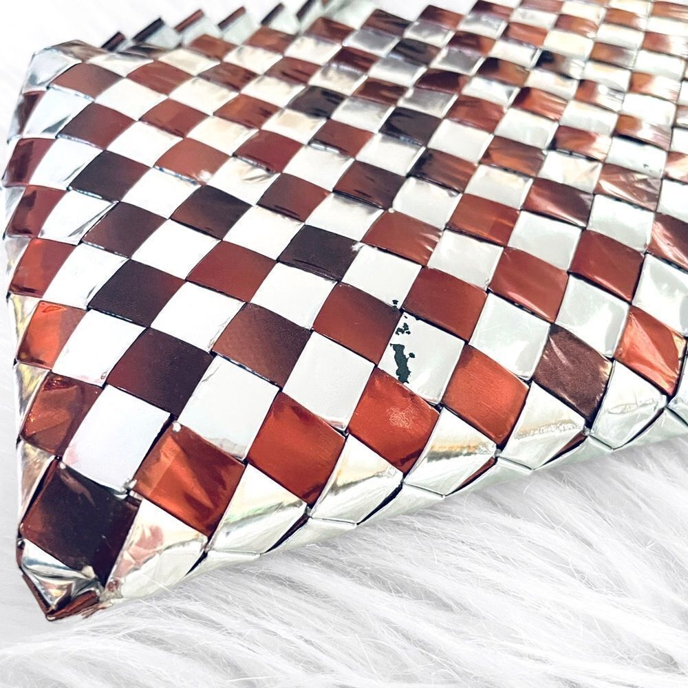 Metallic Candy Wrapper Handbag Purse - Picture 4 of 7